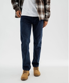 GEMO Jean Regular en coton stretch homme Bleu