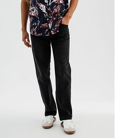 GEMO Jean regular en coton stretch homme noir standard