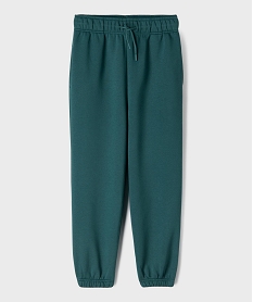 GEMO Pantalon de jogging intérieur molletonné garçon Vert
