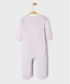pyjama dors bien en coton ouverture devant bebe violetK562501_3