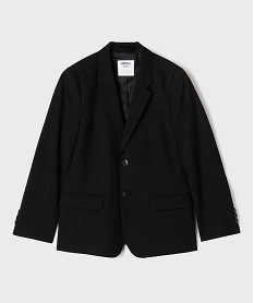 GEMO Veste de costume en matière extensible garçon noir standard