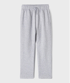 GEMO Pantalon de jogging large en molleton épais garçon Gris