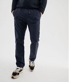 GEMO Pantalon en toile parachute avec taille élastique homme - Roadsign Bleu