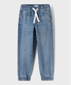 GEMO Jean jogger à coupe regular garçon bleu standard