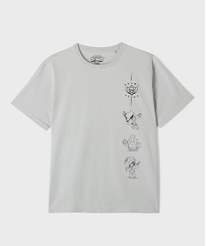 GEMO Tee-shirt manches courtes imprimé garçon - Brawl Stars Gris