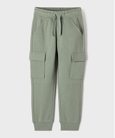 GEMO Pantalon de jogging coupe cargo garçon Vert