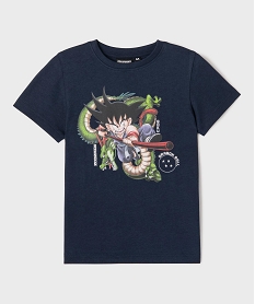 GEMO Tee-shirt manches courtes motif manga garçon - Dragon Ball Bleu