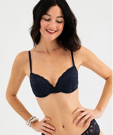 GEMO Soutien-gorge corbeille à armatures femme Bleu