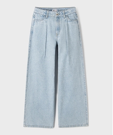 GEMO Jean Loose avec taille ajustable fille Bleu