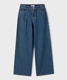 GEMO Jean Loose avec taille ajustable fille Bleu