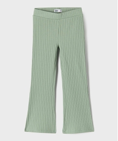GEMO Legging flare en jersey côtelée fille Vert