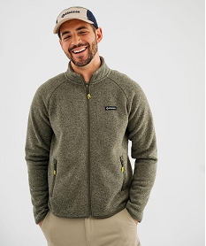 GEMO Gilet zippé intérieur polaire et col montant homme - Roadsign vert standard