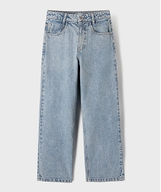 GEMO Jean baggy en coton délavé garçon Bleu