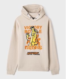 GEMO Sweat à capuche avec motif XXL garçon - Fortnite beige standard
