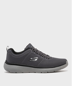 GEMO Baskets running en mesh à semelle légère homme - Skechers gris standard