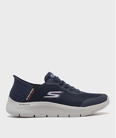 GEMO Baskets en mesh sur épaisse semelle faciles à enfiler homme - Skechers Bleu