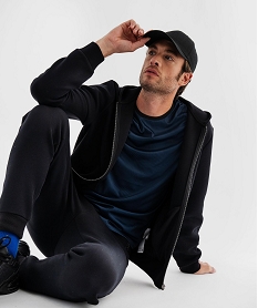GEMO Sweat zippé à capuche homme noir standard