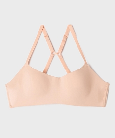 GEMO Soutien-gorge avec bonnets moulés et bretelles multipositions fille Rose