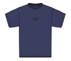GEMO Tee-shirt manches courtes garçon avec logo brodé - Puma Bleu