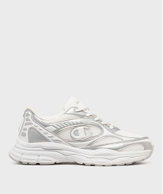 GEMO Baskets basses à lacets bicolores femme - Champion blanc standard