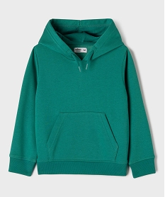GEMO Sweat à capuche avec intérieur molletonné garçon vert standard