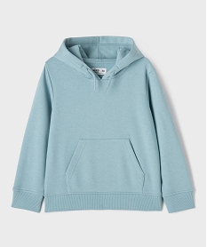 GEMO Sweat à capuche avec intérieur molletonné garçon bleu standard