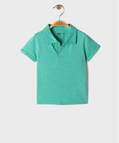 GEMO Polo en coton flammé bébé garçon Vert