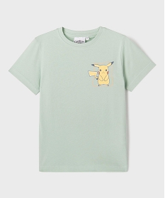 GEMO Tee-shirt manches courtes avec motif Pikachu garçon - Pokemon Vert