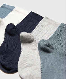 chaussettes tige haute en coton bebe (lot de 5) beige chaussettesK769301_2