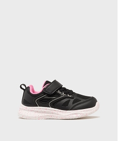 GEMO Baskets légères en mesh avec semelle épaisse fille - Lovely Wings noir standard