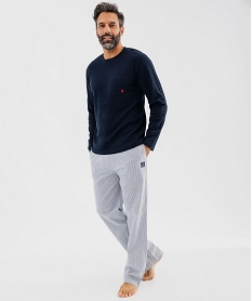 GEMO Pyjama 2 pièces mix&match homme - LuluCastagnette Bleu