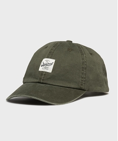 GEMO Casquette en coton délavé homme Vert