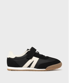 GEMO Baskets basses look rétro à scratch fille - Lovely Wings noir standard