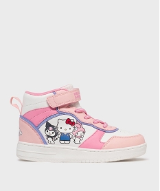 GEMO Baskets montantes avec empiècements colorés fille - Hello Kitty Rose