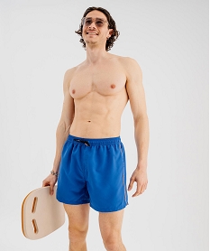 GEMO Short de bain avec taille ajustable homme bleu standard