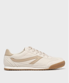 GEMO Baskets basses en toile femme - Camps United Beige