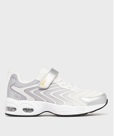 GEMO Baskets joggers avec semelle à bulle garçon - 5 Miles argente