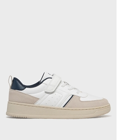 GEMO Baskets basses à scratch garçon - 5 Miles blanc standard