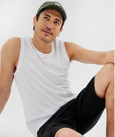 GEMO Bermuda cargo coupe regular en twill de coton stretch homme noir standard