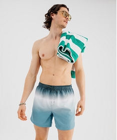 GEMO Short de bain tie-and-dye homme Vert