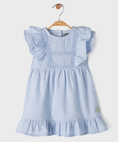 GEMO Robe de cérémonie à volants bébé fille - LuluCastagnette Bleu