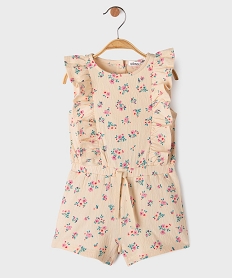 GEMO Combishort avec volants sur le buste bébé fille Rose