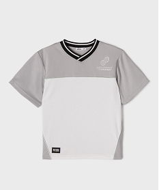 GEMO Tee-shirt de sport à manches courtes en mesh garçon Gris