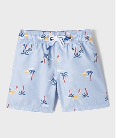 GEMO Short de surf imprimé garçon Bleu