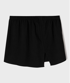 GEMO Jupe de plage courte en viscose fine et fluide fille noir standard