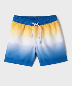 GEMO Short de surf coloris dégradé garçon Bleu