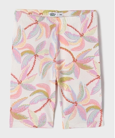 GEMO Cycliste en coton stretch fille Rose