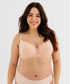 GEMO Soutien-gorge emboitant à armatures femme grande taille Rose