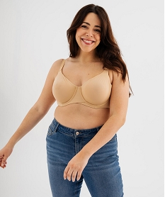 GEMO Soutien-gorge emboitant femme grande taille Beige