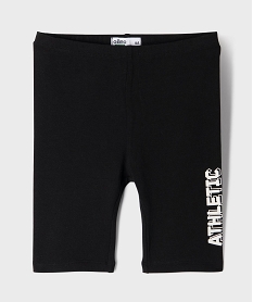GEMO Legging de sport court fille noir standard